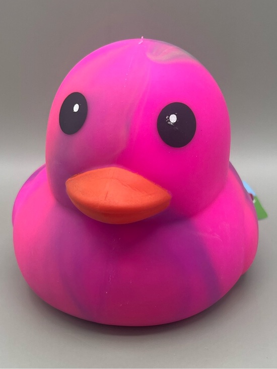 Toymendous Other - Toymendous Jumbo SQUEEEZY Hot Pink 🩷 Tie Dye Duck  Chick 🐣 NEW